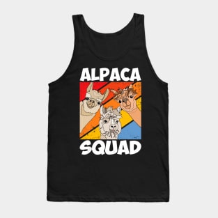 Funny Alpaca T-Shirt for Alpaca Squad Lovers Tank Top